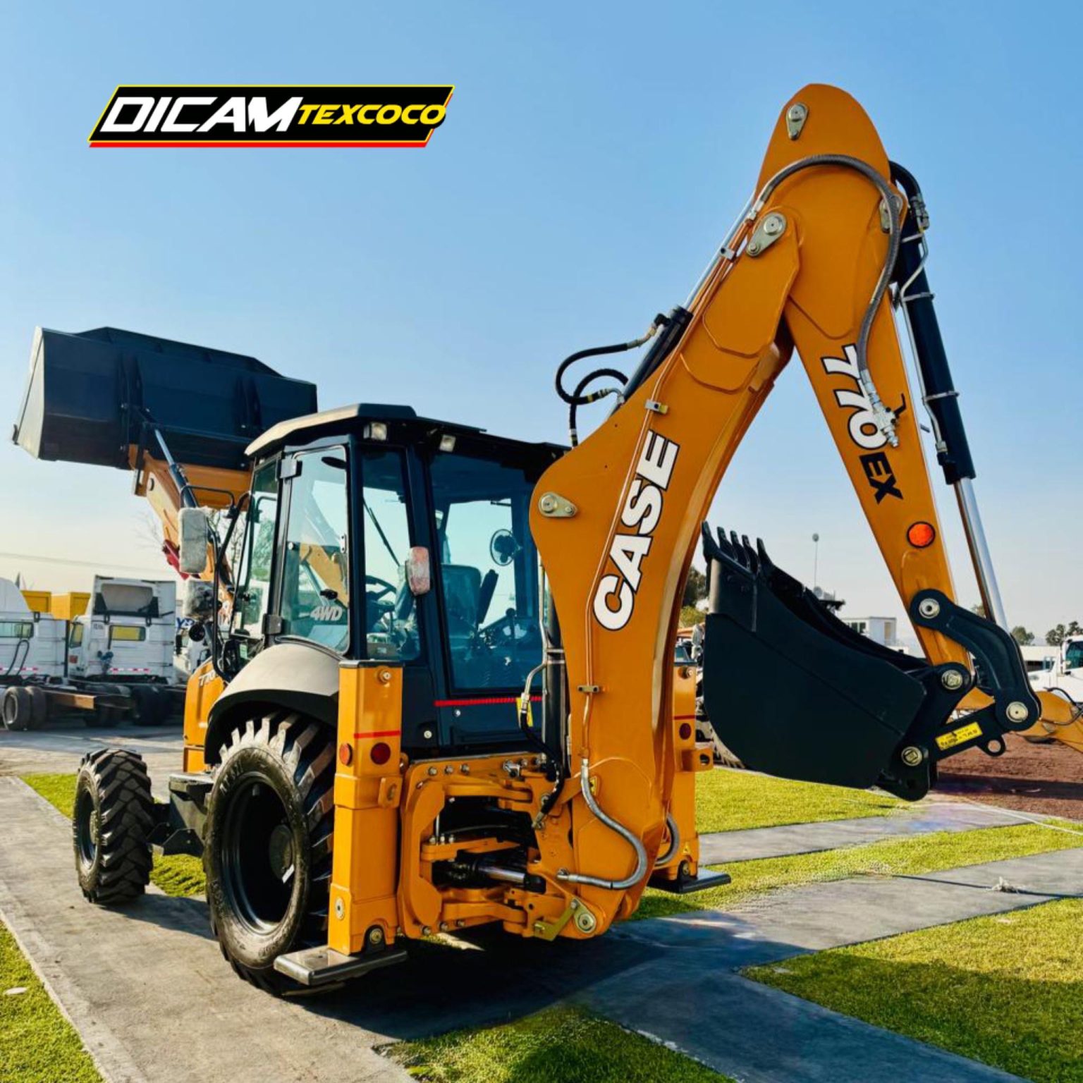 Retroexcavadora Case 770 Ex 4×4 2025 Sin/kit Para Martillo – DICAM